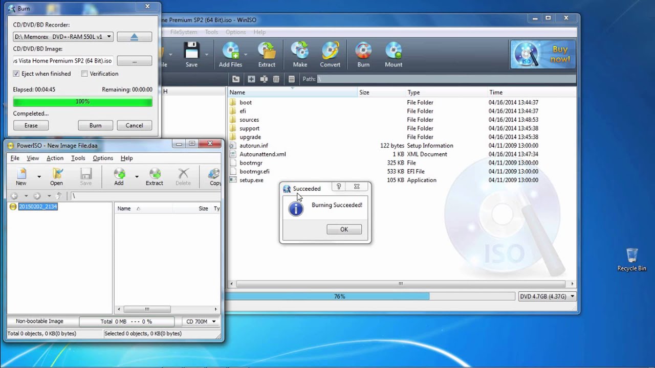 disc burning software on windows for mac