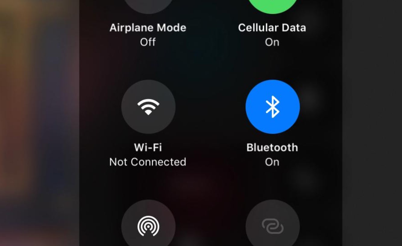 Airdrop Bluetooth. Not connected Bluetooth приложение ACV.